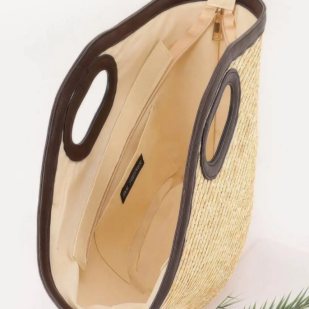 Straw Beach Bag - Picture 4 of 4